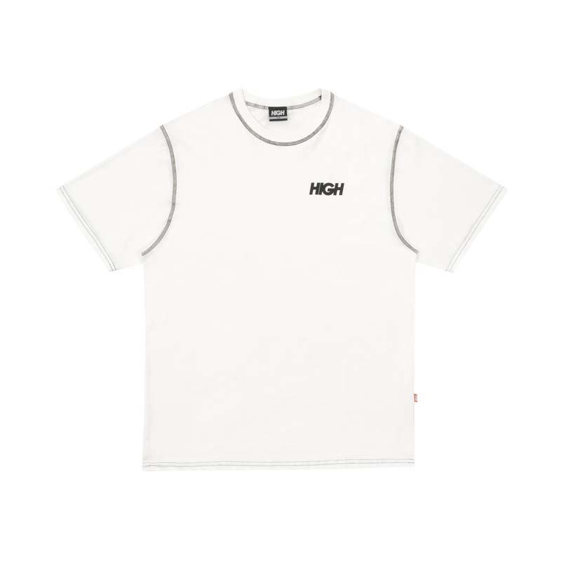 Camiseta High Tee Logo Colored White/Black