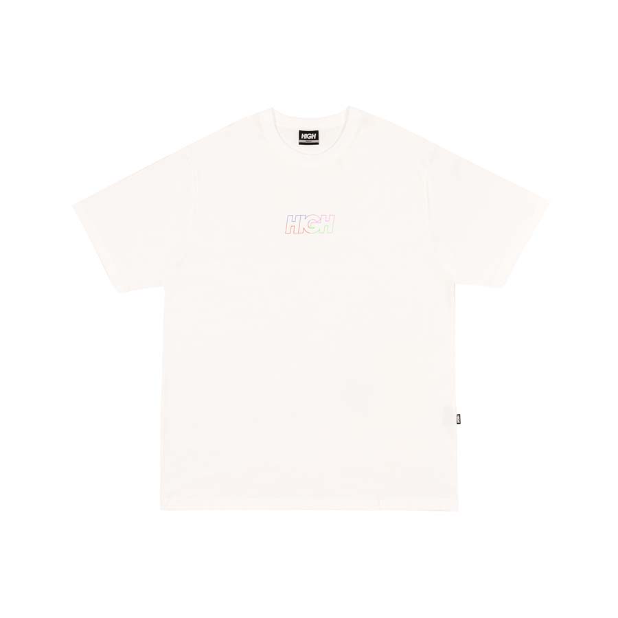 Camiseta High Tee Outline Logo 4-Colors White
