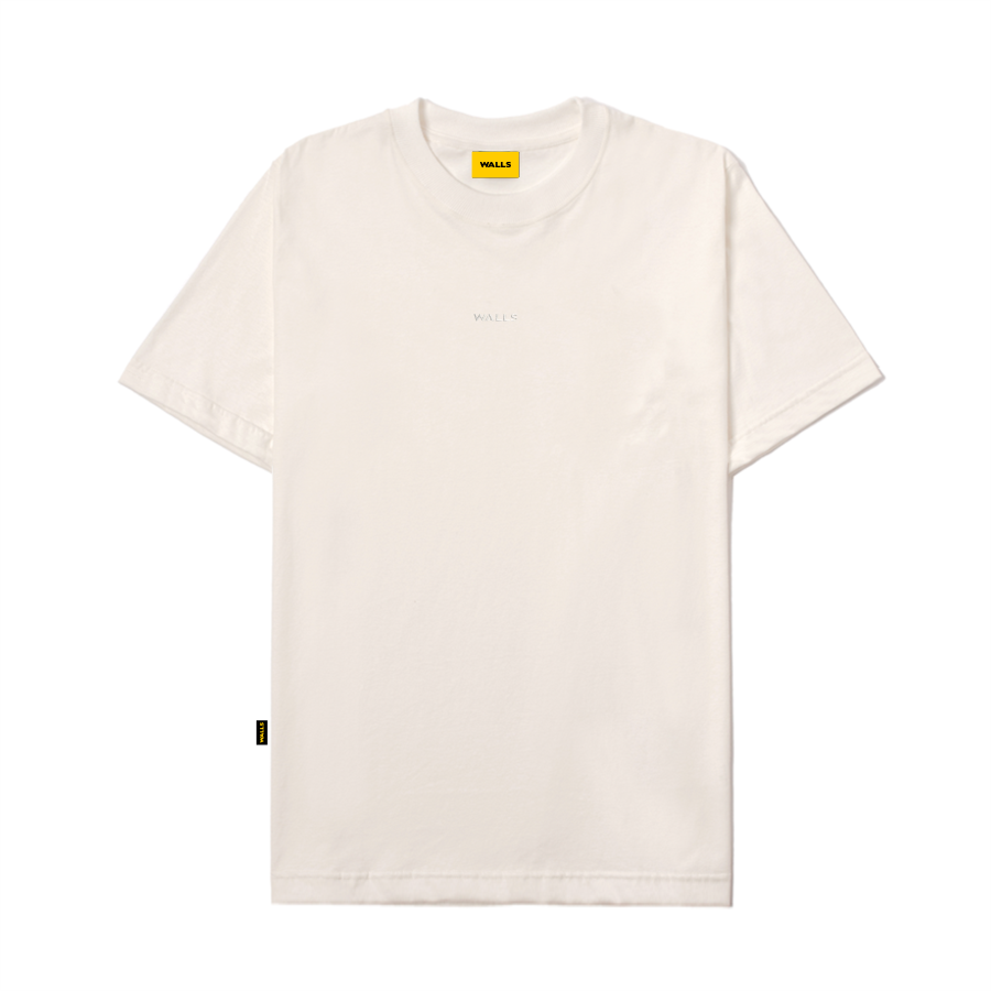 Camiseta WALLS Basic Mini Logo Off White