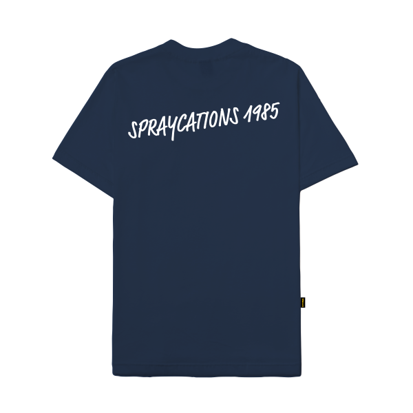 Camiseta WALLS x Crockdilla Spraycations Azul
