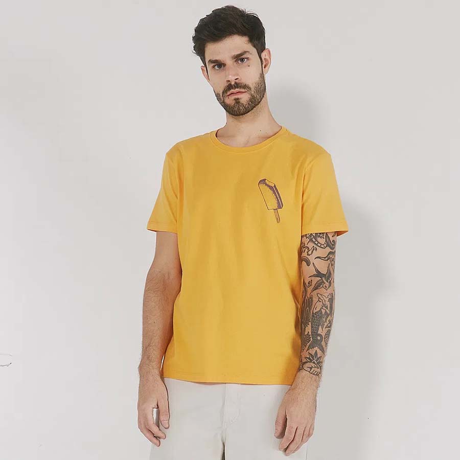 Camiseta Zee.Dog Slim Picolé Yellow