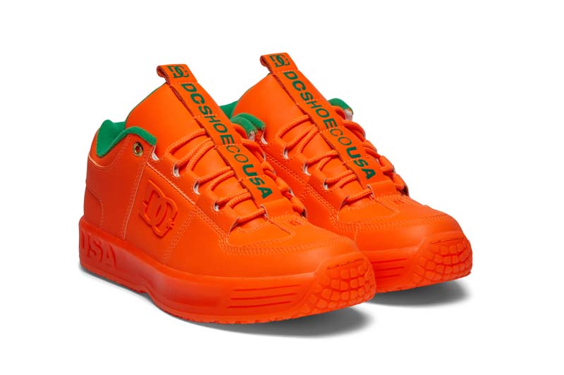 Tênis DC Shoes Lynx OG x Carrots Black Orange
