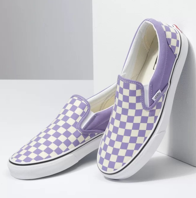 Tênis Vans Slip-On Checkerboard Purple