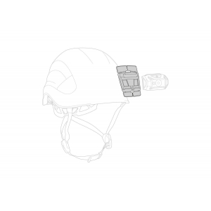 Petzl - HELMET ADAPT Adaptador para acoplar lanterna Petzl em qualquer capacete