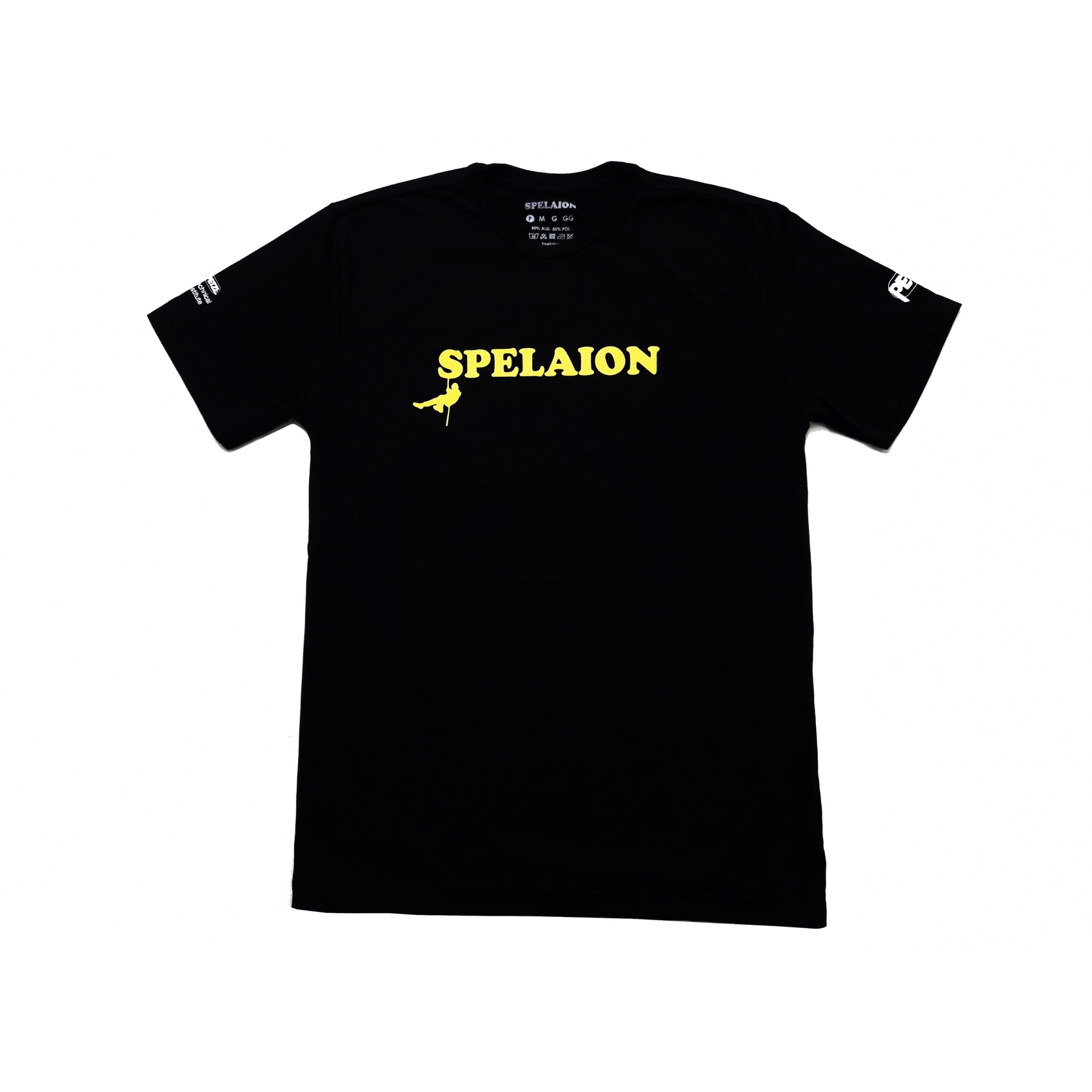 Camiseta Spelaion Cor Preta - Loja Spelaion - Representante oficial da  marca Petzl no Brasil