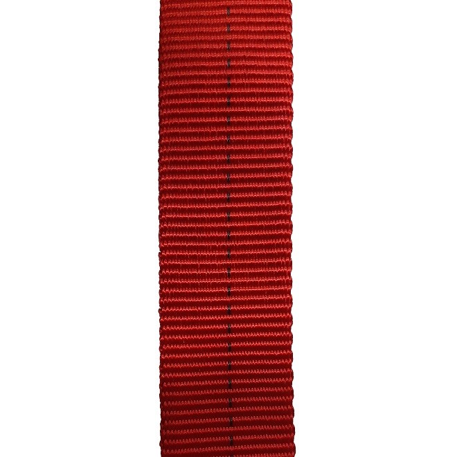 Fita Tubular Poliamida 21KN Vermelha Spelaion - 1 Metro