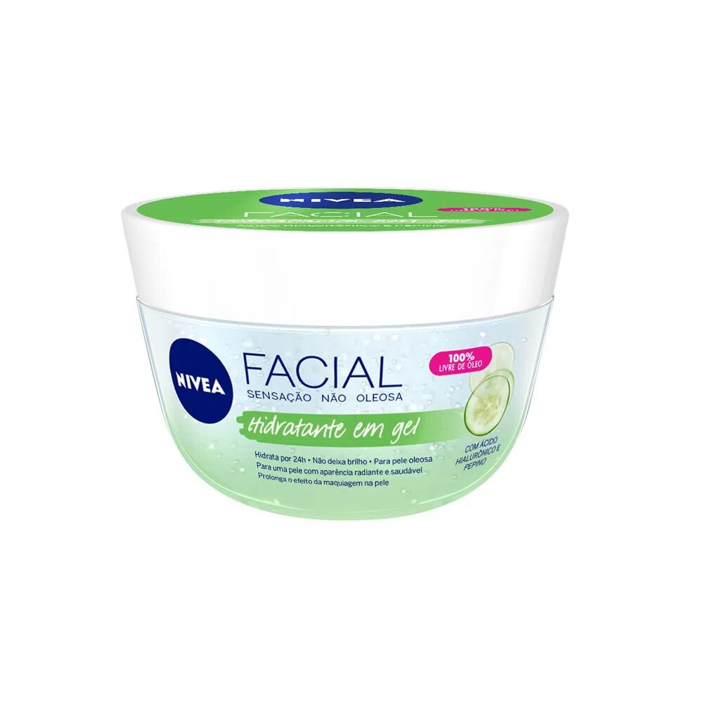 Hidratante Facial Gel Fresh Pepino e Ácido Hialurônico - Nivea