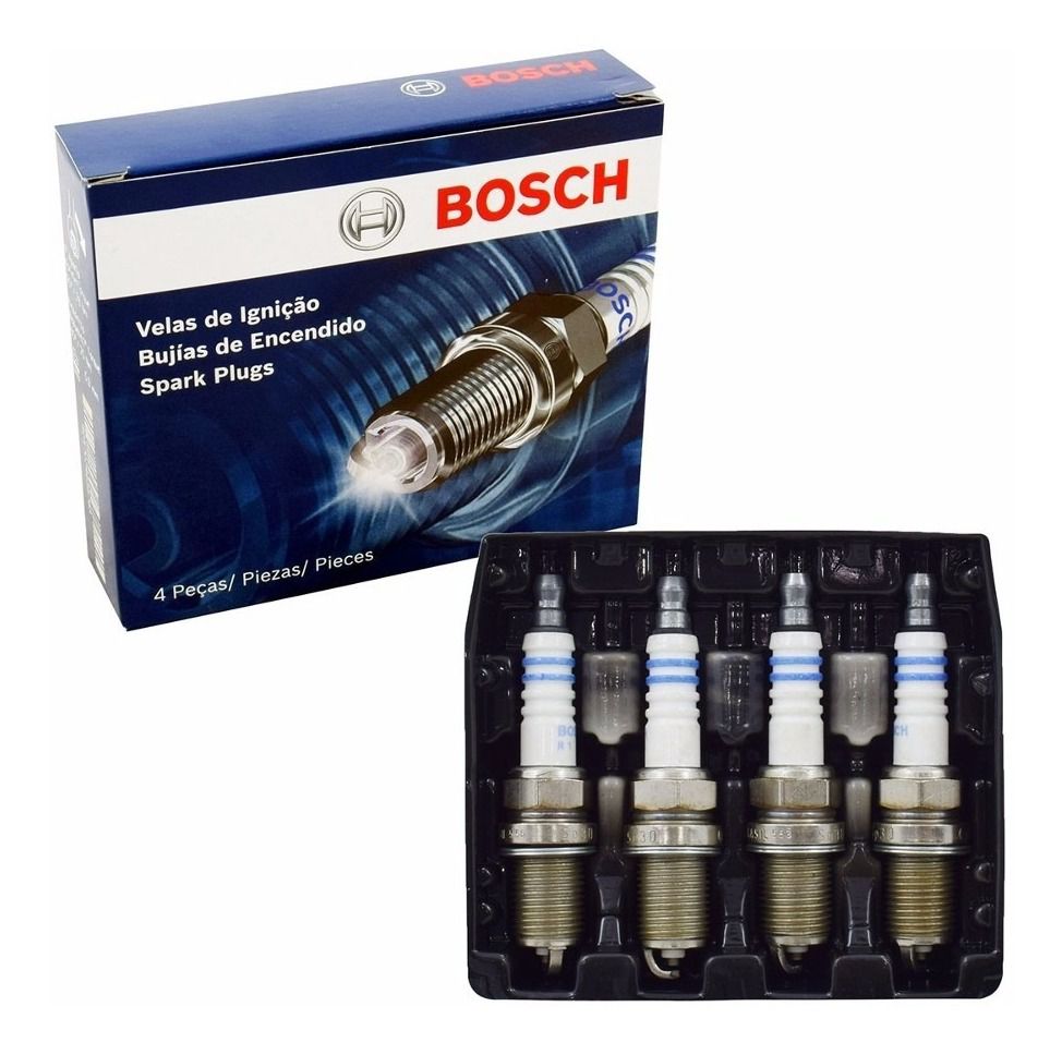 Jogo 4 Velas Ignição Bosch Duster Oroch 1.6 2.0 16V SP49