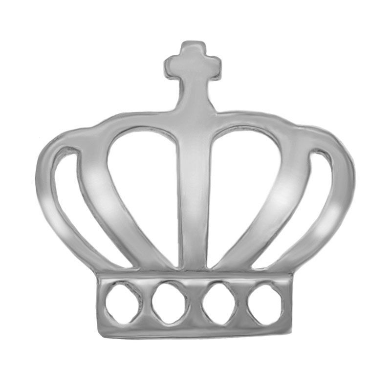 Pingente de Prata 925 Coroa Vazada