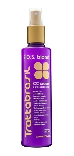 S.o.s Blond Trattabrasil 180ml Cc Cream