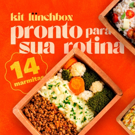 Kit Lunchbox: Pronto para sua Rotina | 14 marmitas