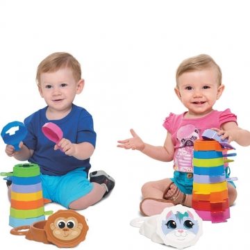 Kit de Brinquedos para Bebês Empilhar