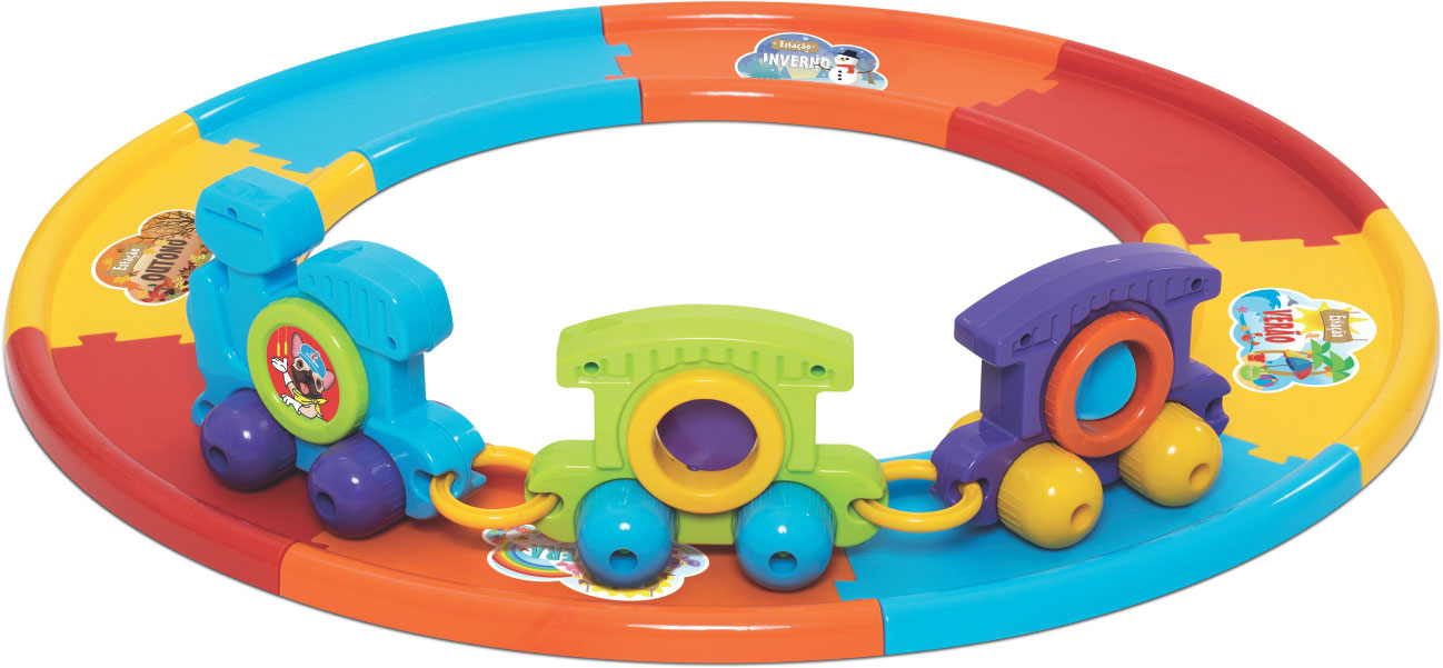 Brinquedo Educativo Babytrain Express 8 Trilhos - Mercotoys
