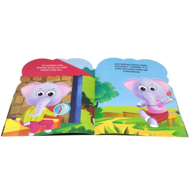 Livro Infantil para ler - Olha quem sou - Elefante