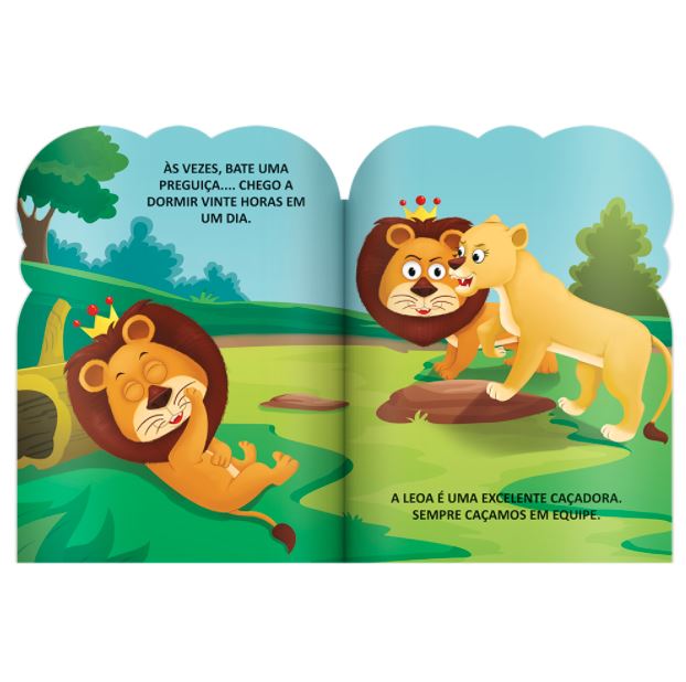 Livro Infantil para ler - Olha quem sou - Leão
