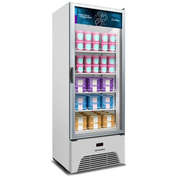 Freezer Vertical Para Sorvetes e Congelados VF50 Optima-METALFRIO