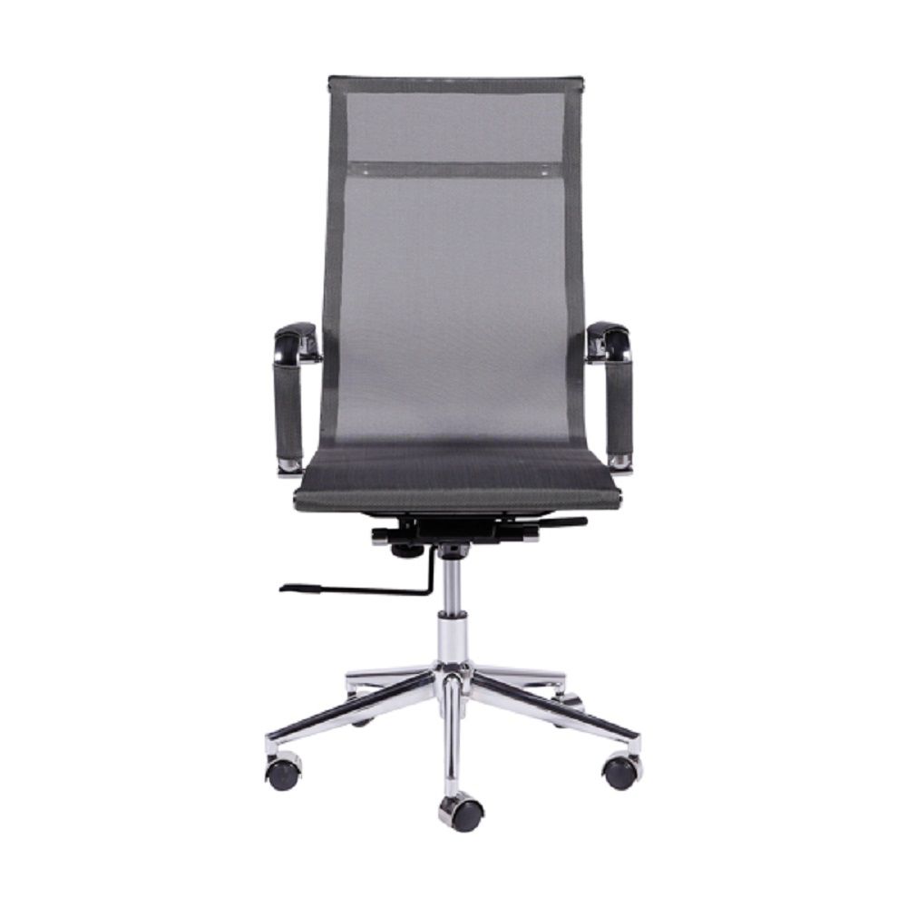 Cadeira Office Tela Cinza Alta Or Design