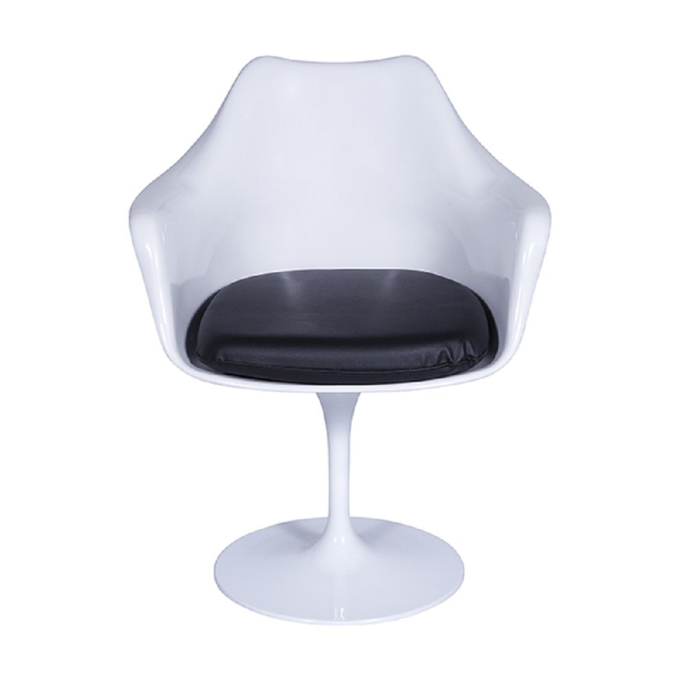 Cadeira Saarinen Branca com Braço e Almofada Or Design
