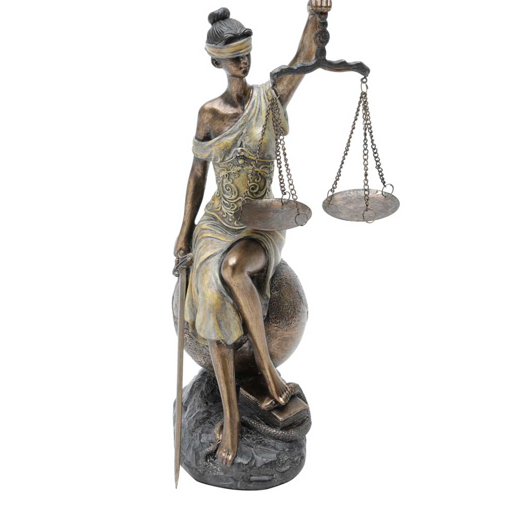 Dama da Justiça Bronze 35cm