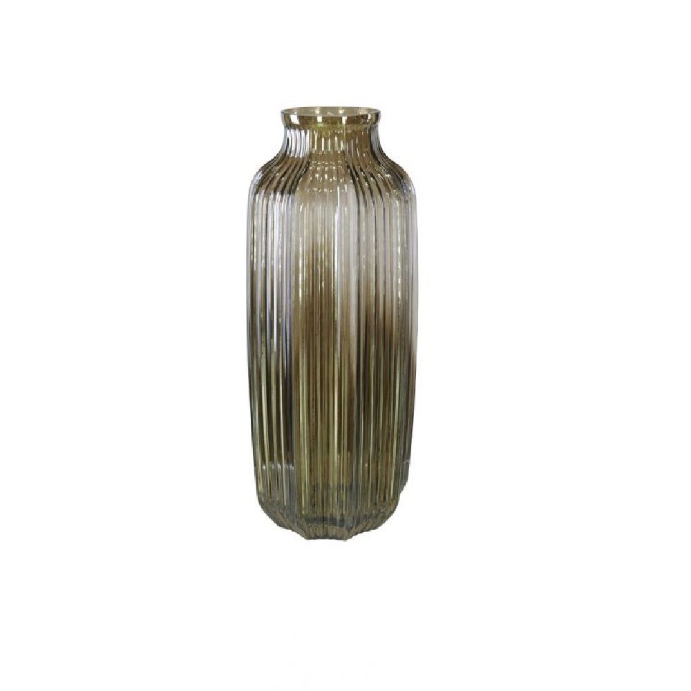 Vaso Decorativo em Vidro Cinza 31cm