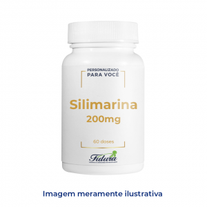 Silimarina 200mg - Hepatoprotetor - Farmácia Futura - 60 Cápsulas (*)