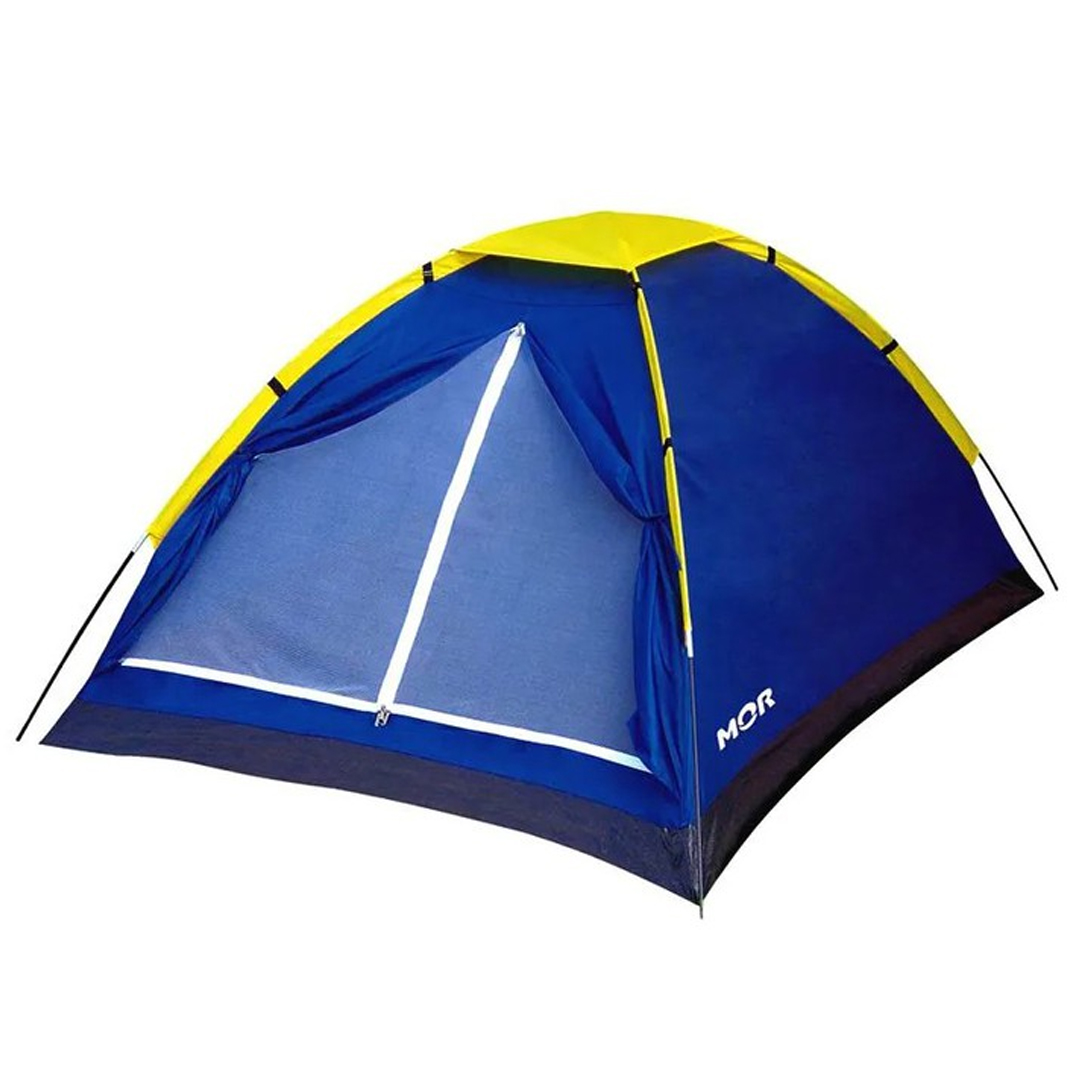 Barraca de Camping Mor Iglu 3 Pessoas R9034 com Proteção UV+ FPS 100 Azul