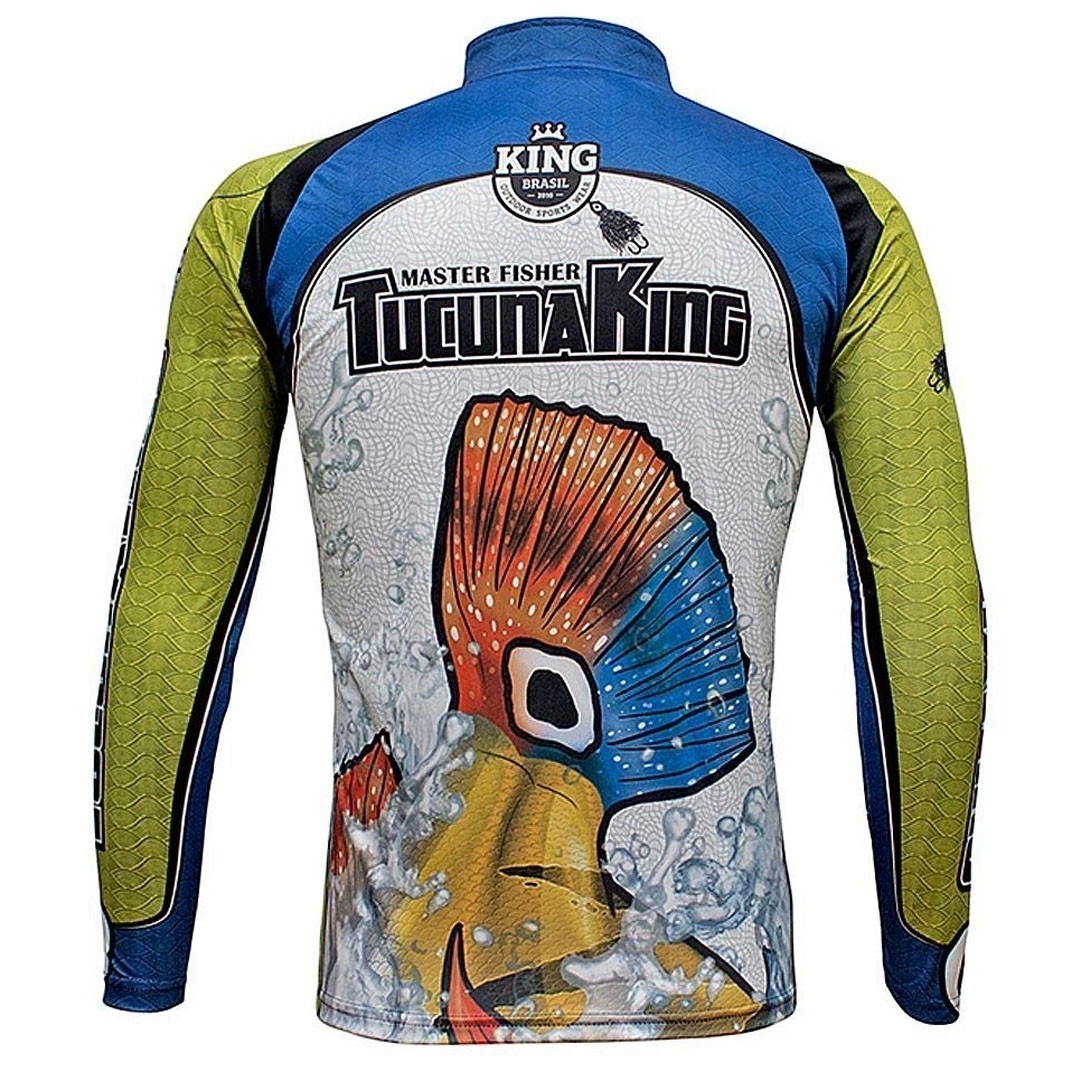 Camiseta Pesca com Proteção Solar UV King TucunaKing KFF503