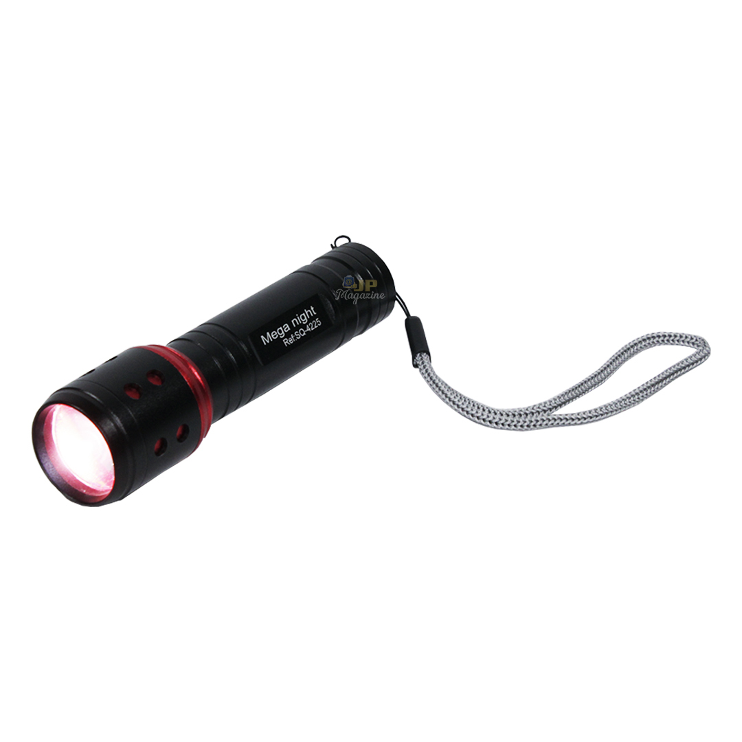 Lanterna Compacta de LED Recarregável USB 10W Mega Night Zoom SQ-4225