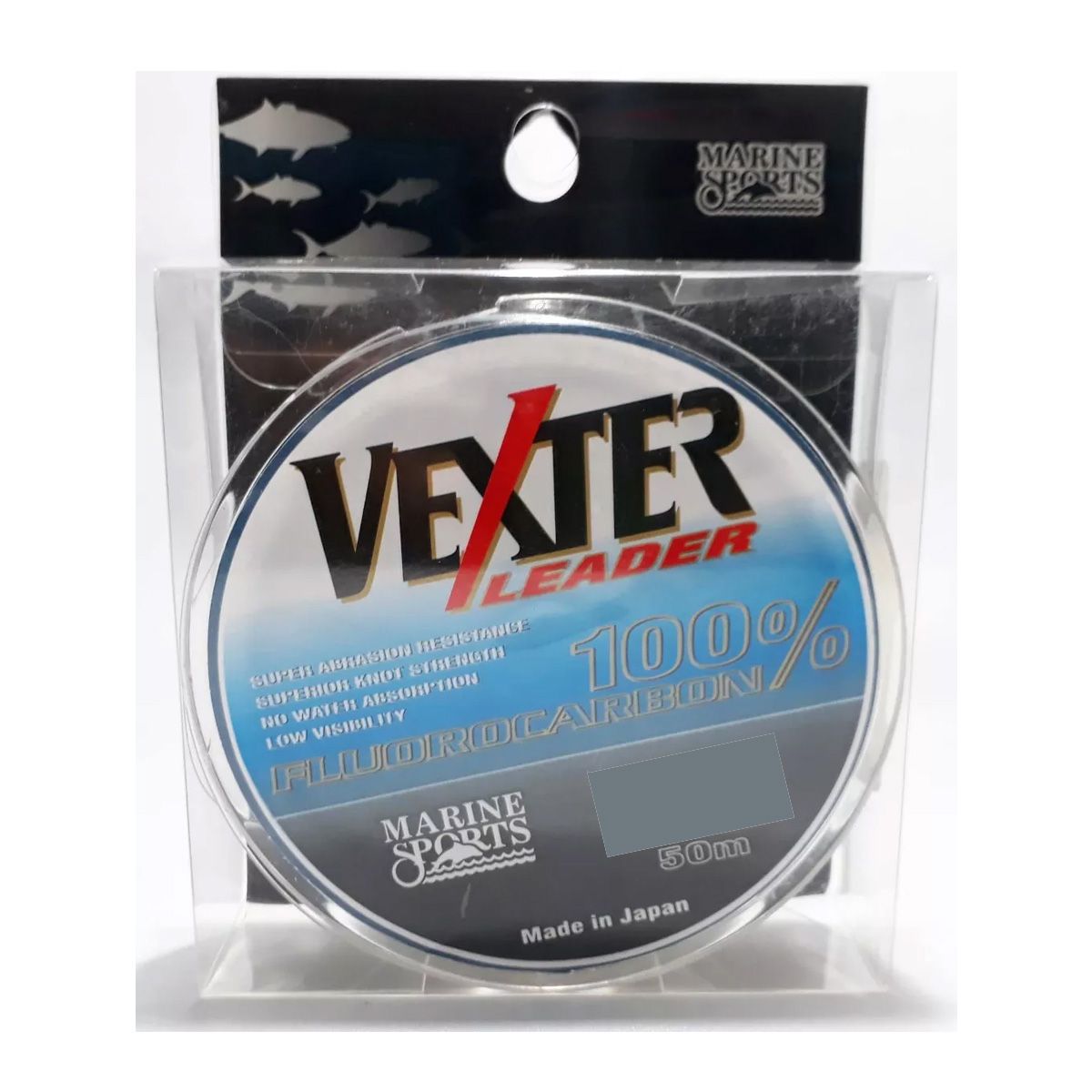 Linha Pesca Fluorcarbono Leader Vexter Marine Sports 0.31mm 12 Lbs