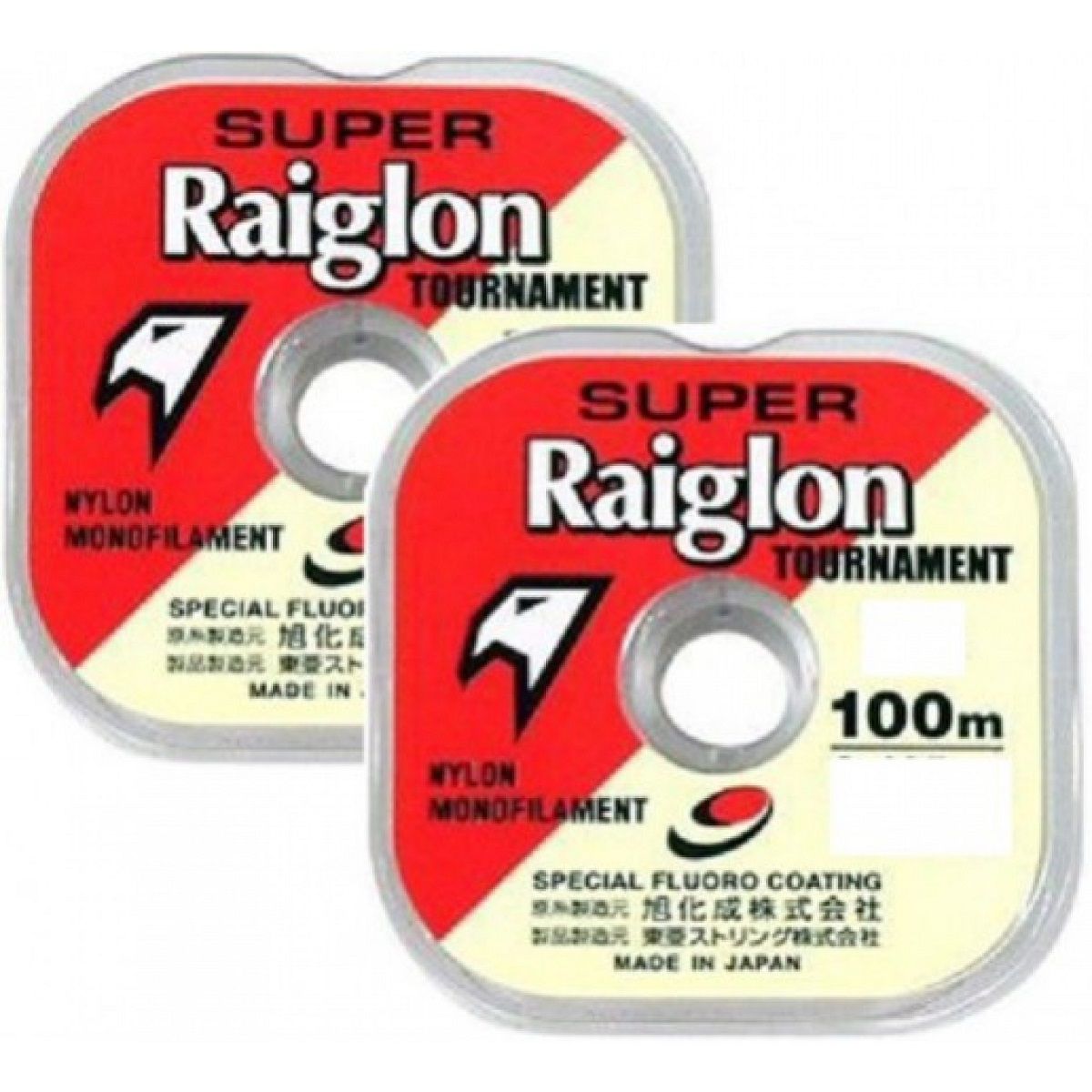 Linha Pesca Monofilamento Super Raiglon 0.20mm 10.9lb 4,9k 100m Branca