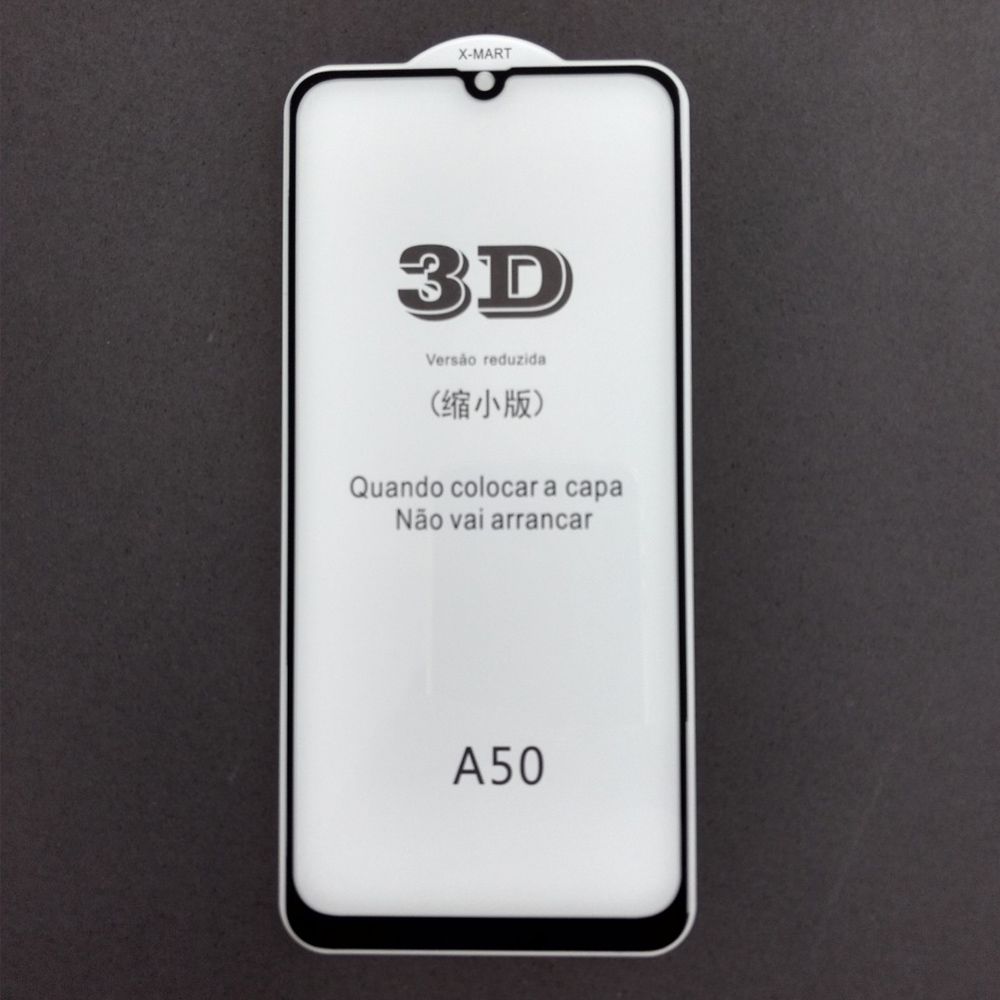 Película de Vidro Temperado 3D Samsung A50 A505GT Tela Toda