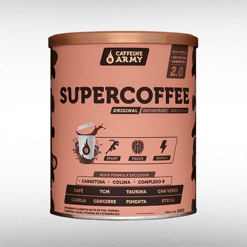 SUPERCOFFEE 2.0 (220G) - CAFFEINE ARMY - BRASILVITA