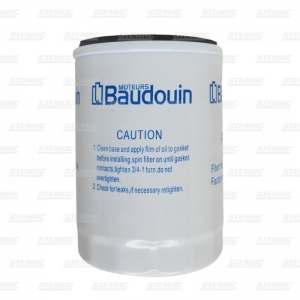 filtro óleo lubrificante baudouin 4m06g20 / g25 - pn 1001910416