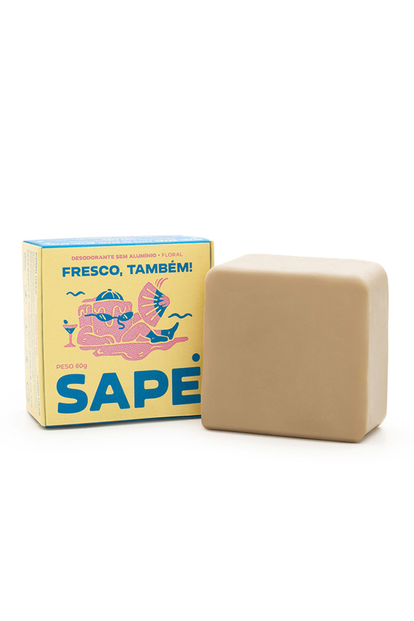 Desodorante Natural Em Barra FRESCO, TAMBÉM!