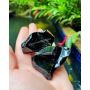 Combo 2 Pedras de Obsidiana Negra Bruta Cristal Natural