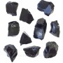 Combo 2 Pedras de Obsidiana Negra Bruta Cristal Natural