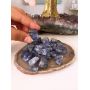 Kit de Pedra Sodalita Cristal Natural Tam P Pedras e Cristais Naturais 100g - P