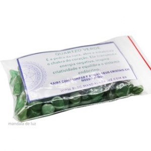 Kit de Quartzo Verde  Pedra Natural  Mini 100g - PP