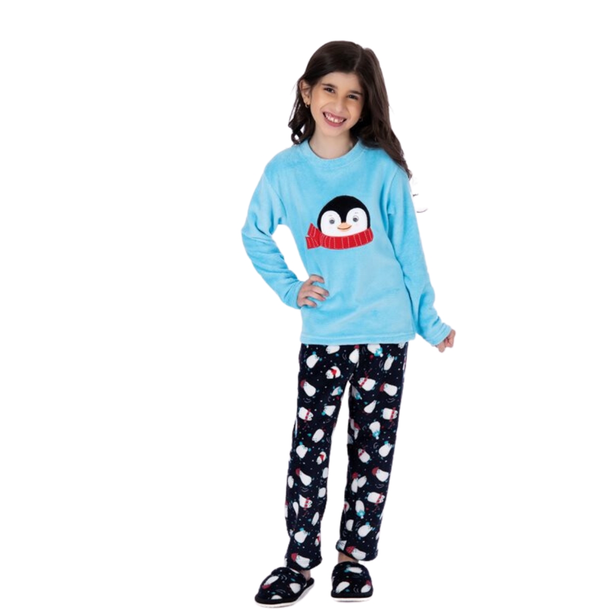 Victory Ref: 23150 Pijama Infantil Feminino Inverno Fleece