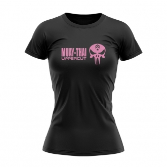 Camisa Dry Fit - Muay Thai Caveira War MC Rs - UV-50+ Feminina