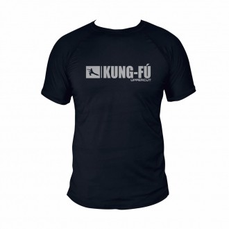 Camisa Kung Fu HZT Treino - Dry Fit UV50+ - Preta