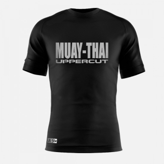 Camisa Muay Thai HZT Treino - Dry Fit UV50+ - Preta