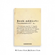 Placa Decorativa Livro/ Book Addict