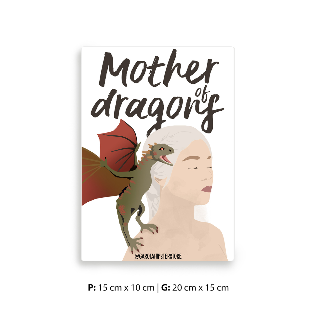 Placa Decorativa - Mother Of Dragons