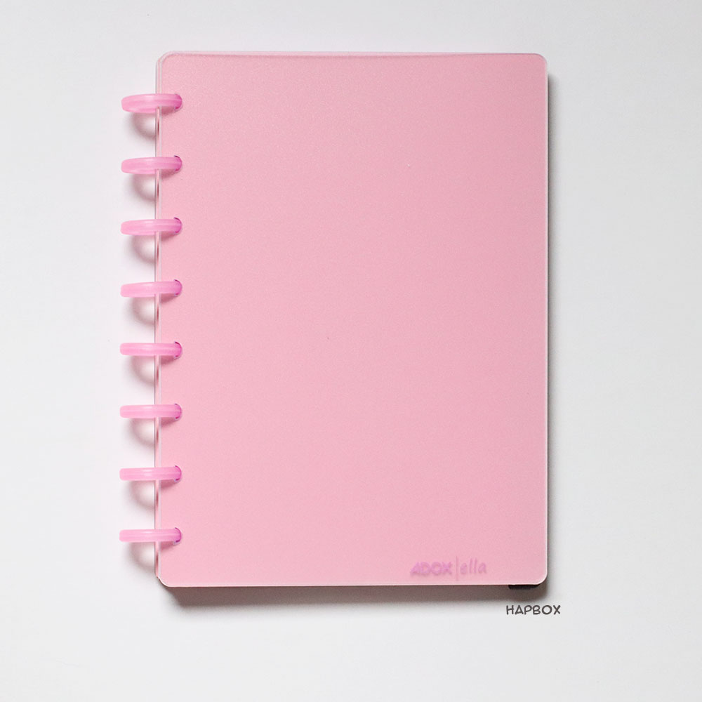 Caderno de disco coleção Candy rosa tamanho A5