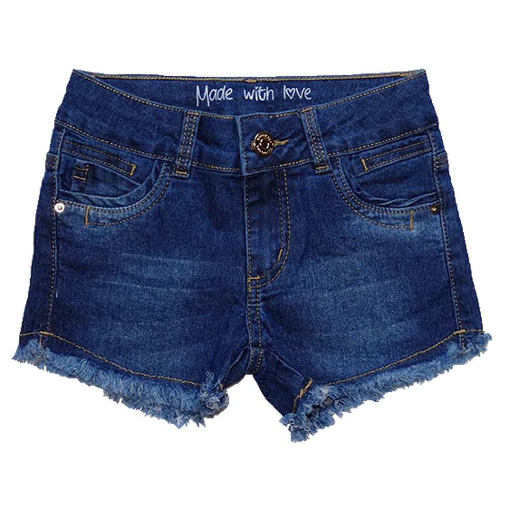 Bermuda Jeans Infantil Menina Shorts Manabana Lindo Oferta  10 a 16 anos  - Manabana