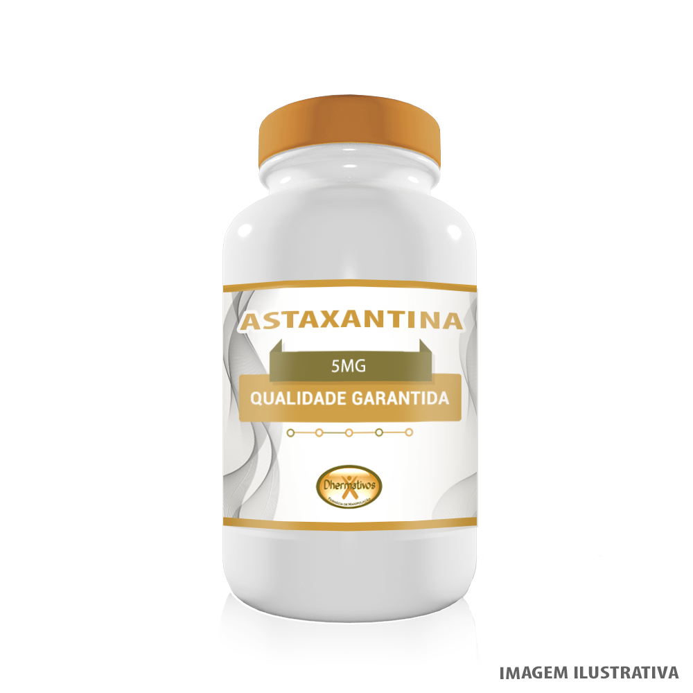 Astaxantina 4mg Com 120 Cápsulas - Produto 100% Vegano