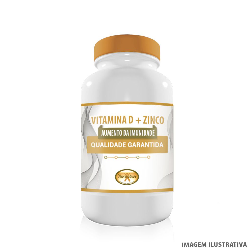 Vitamina D + Zinco 60 Cápsulas - Aumento da Imunidade