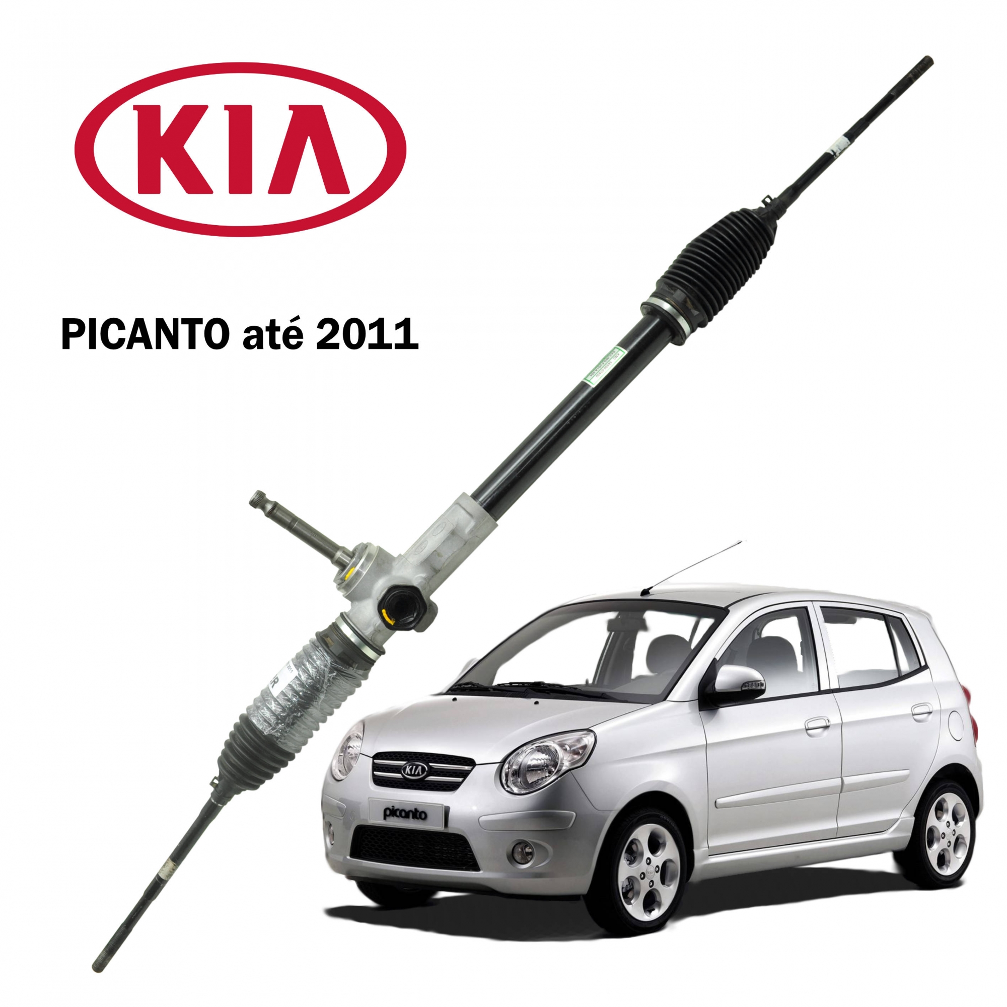 Caixa Direção KIA Picanto até 2011 (Sistema Elétrico)