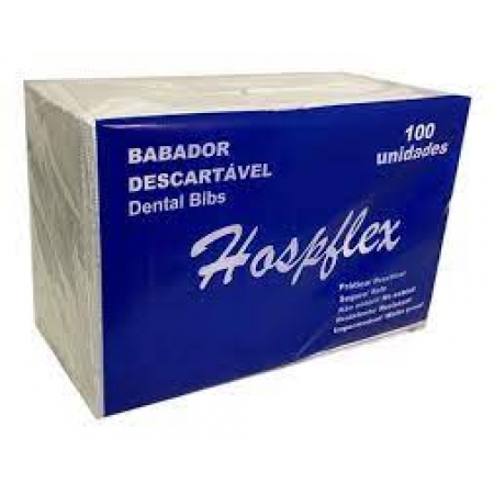 Babador Impermeável Descartável - Hospflex - 10 un
